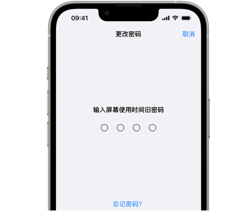 美溪iPhone屏幕维修分享iPhone屏幕使用时间密码忘记了怎么办 