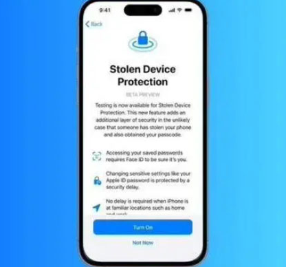 美溪苹果授权维修店分享被盗设备保护功能开启方法 
